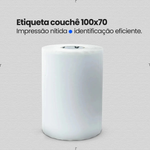 Bobina Adesiva 100x70mm Branco