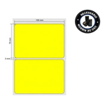 Bobina Adesiva 100x70mm Amarela