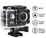 Câmera Filmadora Sports 4K 30 30mt À Prova D'água 