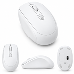 Mouse S/Fio Óptico 2.4Ghz Branco Kapbom