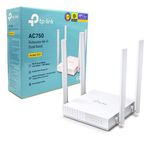 Roteador Wi-Fi Fast Archer C21 Dual Band AC750 4 Antenas Tp-Link 