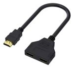Adaptador HDMI Duplicador de Tela 1 Entrada Hdmi macho X 2 Saidas Hdmi Femea