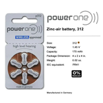 Bateria P312 Auditiva Powerone 