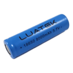 Bateria de Lítio Recarregável Luatek 18650 8000mah 3.7v