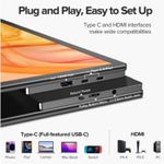 Monitor Portátil 21.5 HDMI FHD 120Hz Touch Compatível Com Laptop, Switch, PS5, Xbox UPERFECT