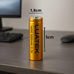 Pilha 14500 5000mAh 3.7v luatek
