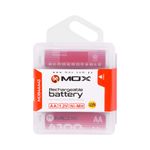 Pilha AA 4300mah Rechargeable Kit C/ 4 Un Mox