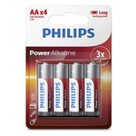 Pilha AA 2500mah Alkaline Philips Original Kit C/ 4 Un