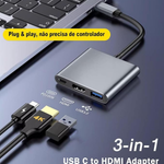Adaptador HDMI USB tipo C, USB 4K ANJ.GG