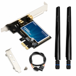 Placa Wireless PCIe FV-AC1200 Adaptador Bluetooth 4.0 Dual Band 2.4G 5Ghz