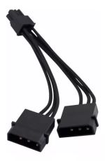 Cabo Adaptador Molex 6 Pinos Pci-e Para 2 4 Pinos 