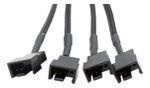 Cabo Adaptador Molex/SATA 4 Pinos Para 5 Fan PWM