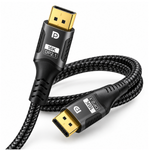 Cabo DisplayPort Macho x DisplayPort Macho 2.1 16K 240Hz Áudio Porta de Exibição 1.8m