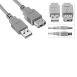 Cabo Extensor Multilaser USB 2.0 Macho X Fêmea 1,8M