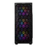 Kit Computador Intel Core i5-14400 16GB DDR4 SSD 256GB Gabinete Mancer Hexer B610M 650W