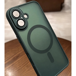 Capa magnética fosca translúcida para iPhone 16