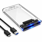 Case HD 3.0 Transparente USB x HD SATA 2.5