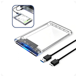 Case HD 3.0 Transparente USB x HD SATA 2.5