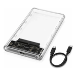 Case HD 2.5 Transparente USB-C x USB-C 3.1