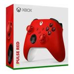 Controle Gamer S/Fio para Xbox Windows Android IOS Vermelho (Original)