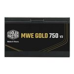 Fonte ATX 750w MWE V3 100-240v 80 Plus Gold ATX 3.1 Não Modular Cooler Master