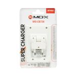Carregador de Pilha e Baterias Recarregáveis Mox MO-CB738 Bivolt Branco
