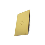 Interruptor de Cena Inteligente Touch 1 Canais Switch C/Alexa Dorado