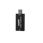 Adaptador Captura Video HDMI Fêmea x USB Macho 4K