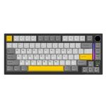 Teclado Desktop Mecânico S/Fio X820 Ultra 75% Bluetooth 2.4g Attack Shark Star Black