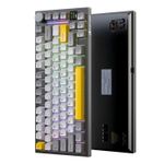 Teclado Desktop Mecânico S/Fio X820 Ultra 75% Bluetooth 2.4g Attack Shark Star Black