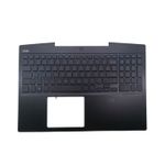 Carcaça Base Superior Dell G3 15 3590 0P0NG7 0W2VM0 C/ Teclado C/ Power e S/ Touchpad Preto c/ Azul - Semi