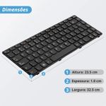 Teclado Lenovo Z450 Z460 Frame Preto