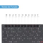 Teclado Positivo Motion C4500A  Preto S/Backlight S/Frame (KB-NAC-50) (TC1011)