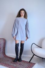 Vestido Sarah Cinza