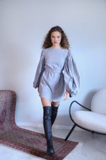 Vestido Sarah Cinza
