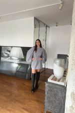 Vestido Sarah Cinza