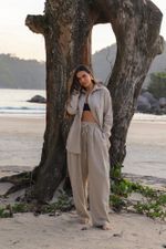 Calça Alê Linho Bege Natural