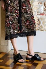 Kaftan Ali Bordado Preto
