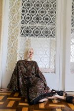Kaftan Ali Bordado Preto