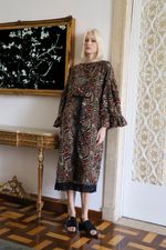 Kaftan Ali Bordado Preto