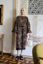 Kaftan Ali Bordado Preto