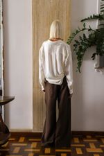Camisa Seda Off-White 