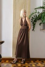 Vestido Antonella Café