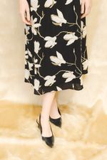 Vestido Mona Floral Preto