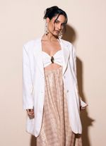 Blazer Christine Linho Off-White