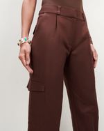 Calça Wide Leg | Aresta - Espresso
