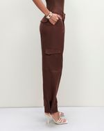 Calça Wide Leg | Aresta - Espresso