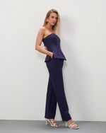 Corset  Decote Reto | Pulso - Marinho