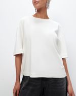 Blusa Amplade Algodão Pima | Luna - Off White