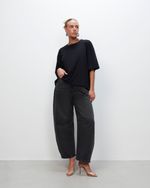 Blusa Ampla de Algodão Pima | Luna - Preto